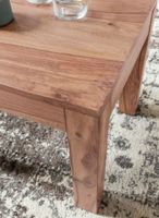 FineBuy Couchtisch Massiv-Holz 45cm Wohnzimmertisch Landhaus Beistelltisch natur – Ansicht 5