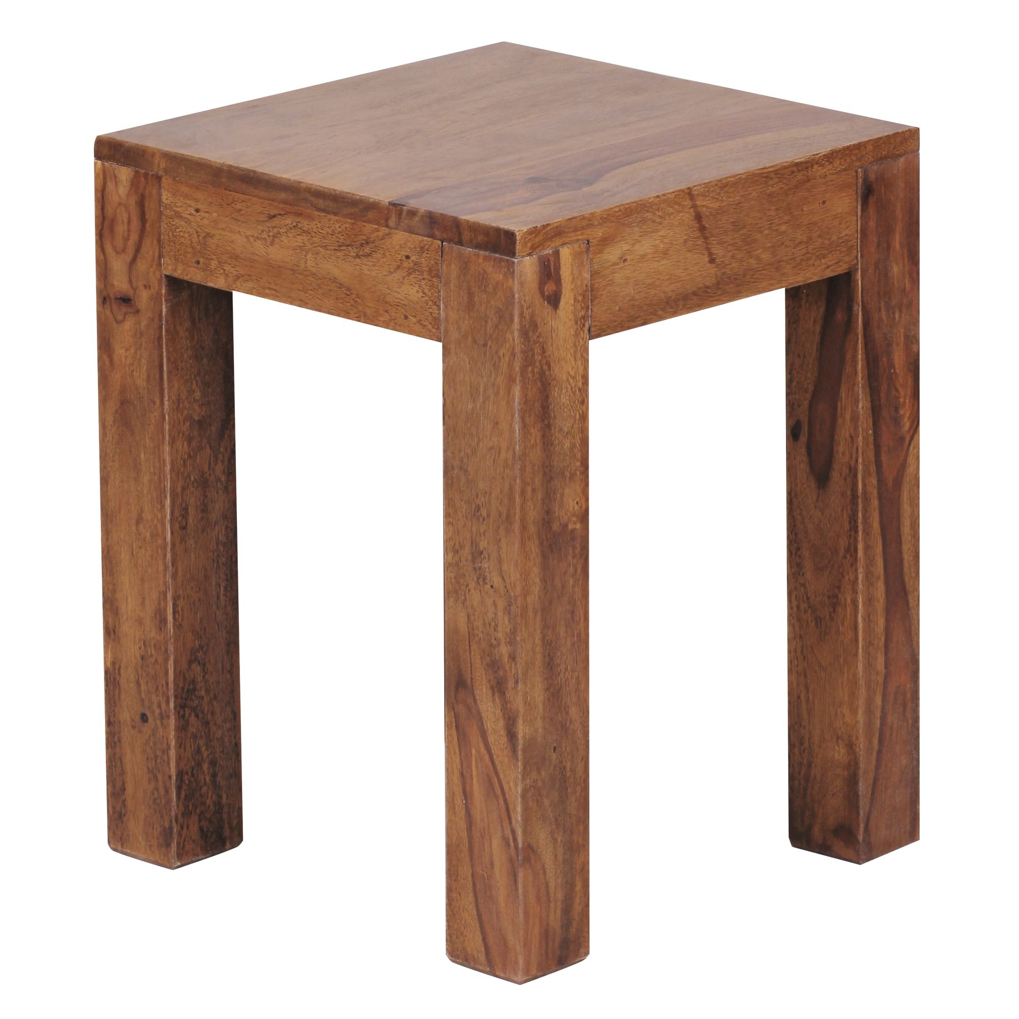 FineBuy Beistelltisch Massivholz 35x35cm Wohnzimmertisch Landhausstil Couchtisch – Ansicht 6