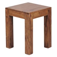 FineBuy Beistelltisch Massivholz 35x35cm Wohnzimmertisch Landhausstil Couchtisch – Ansicht 6
