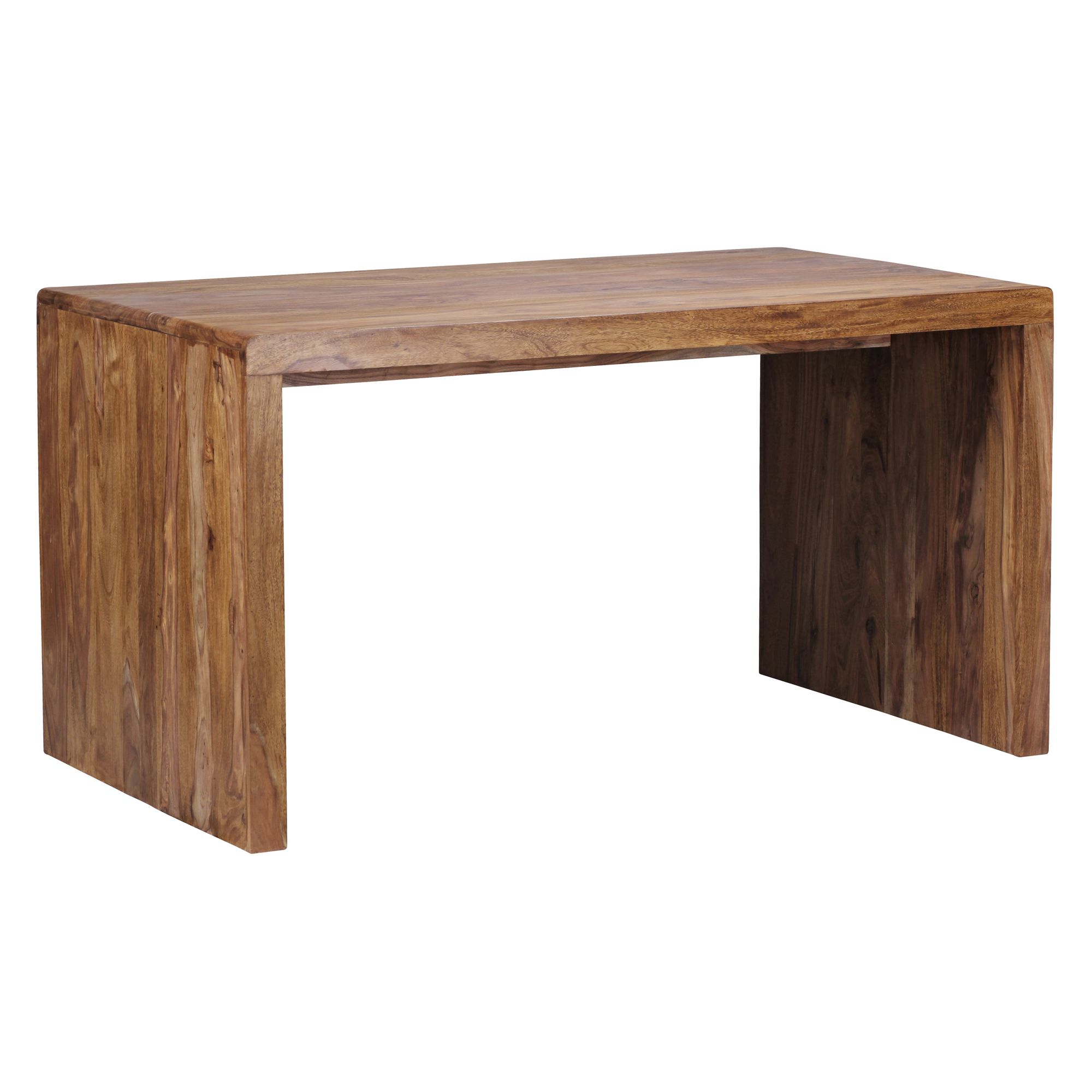Schreibtisch FineBuy Holz Massiv Sheesham Büro Arbeitszimmer Tisch Holztisch – Ansicht 6