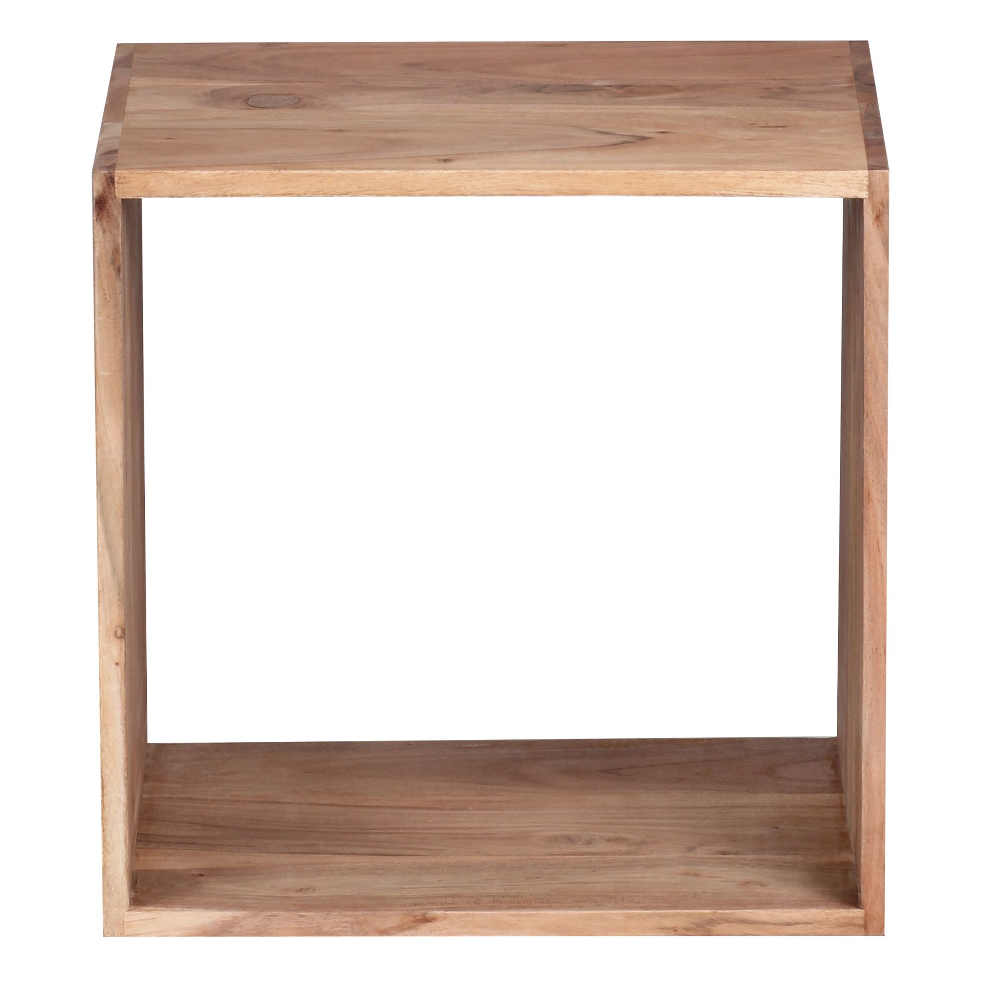 Cube Massivholz Regal Beistelltisch Tisch Holzcube Würfelregal Couchtisch – Ansicht 6