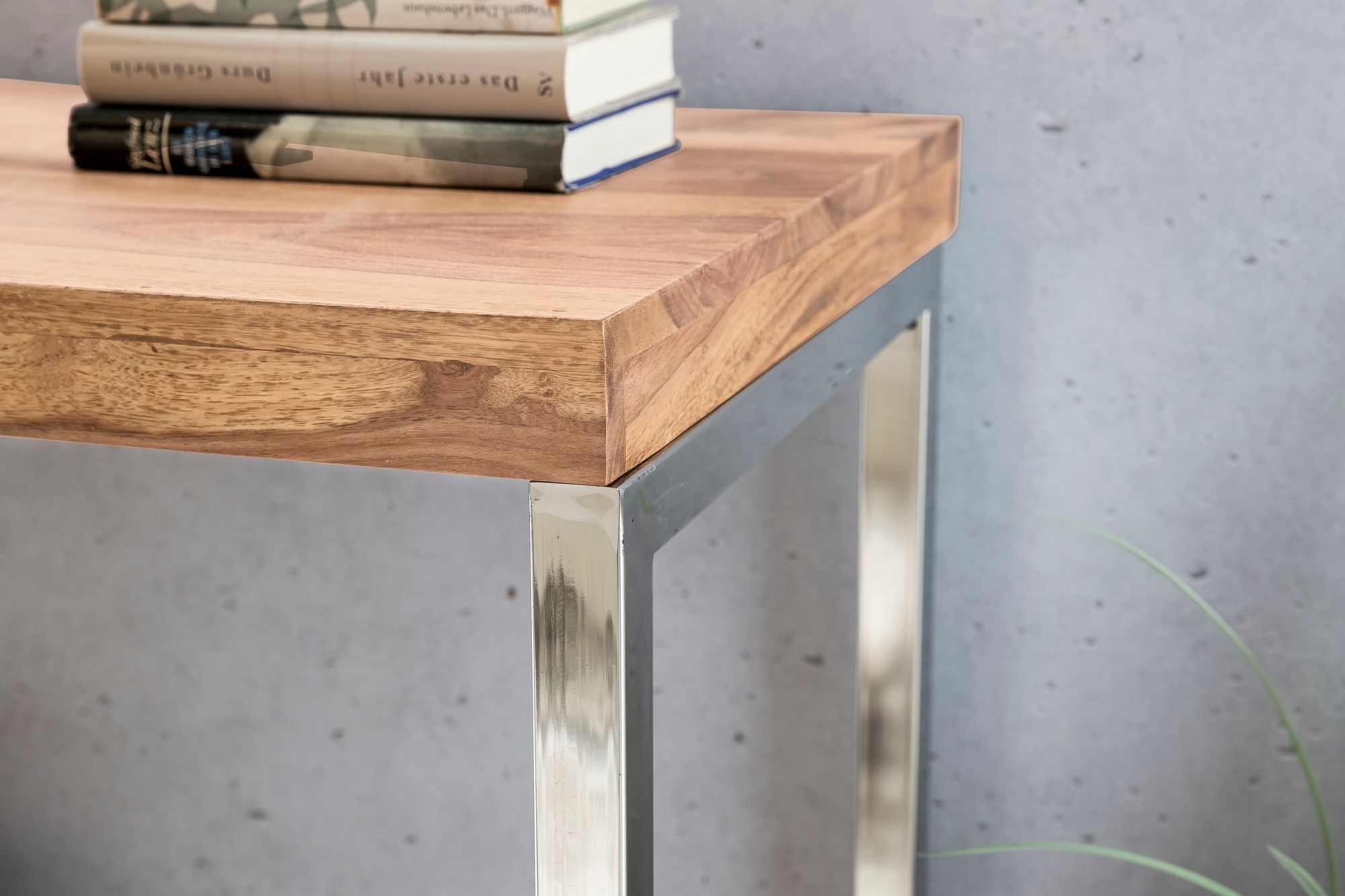 Konsolentisch Holz Massiv 120 x 45 Wandtisch Konsole Computertisch Schreibtisch – Ansicht 5