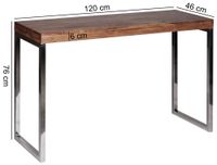 Konsolentisch Holz Massiv 120 x 45 Wandtisch Konsole Computertisch Schreibtisch – Ansicht 3