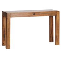 Konsolentisch Holz Massiv Wandtisch Konsole Anrichte 1 Schublade Schreibtisch – Ansicht 6