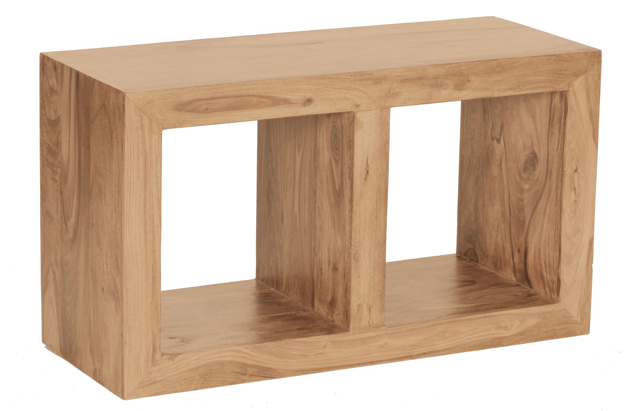 FineBuy Standregal Massivholz 88cm Holzregal Naturprodukt Beistelltisch Landhaus – Ansicht 6