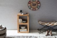 FineBuy Standregal Massivholz 88cm Holzregal Naturprodukt Beistelltisch Landhaus – Ansicht 3