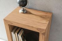 FineBuy Standregal Massivholz 88cm Holzregal Naturprodukt Beistelltisch Landhaus – Ansicht 4