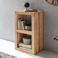 FineBuy Standregal Massivholz 88cm Holzregal Naturprodukt Beistelltisch Landhaus – Ansicht 1