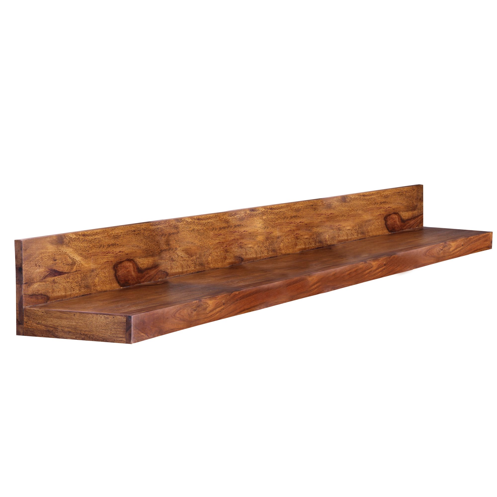 FineBuy Wandregal Massivholz Regal Landhausstil Holzregal Wandboard – Ansicht 6
