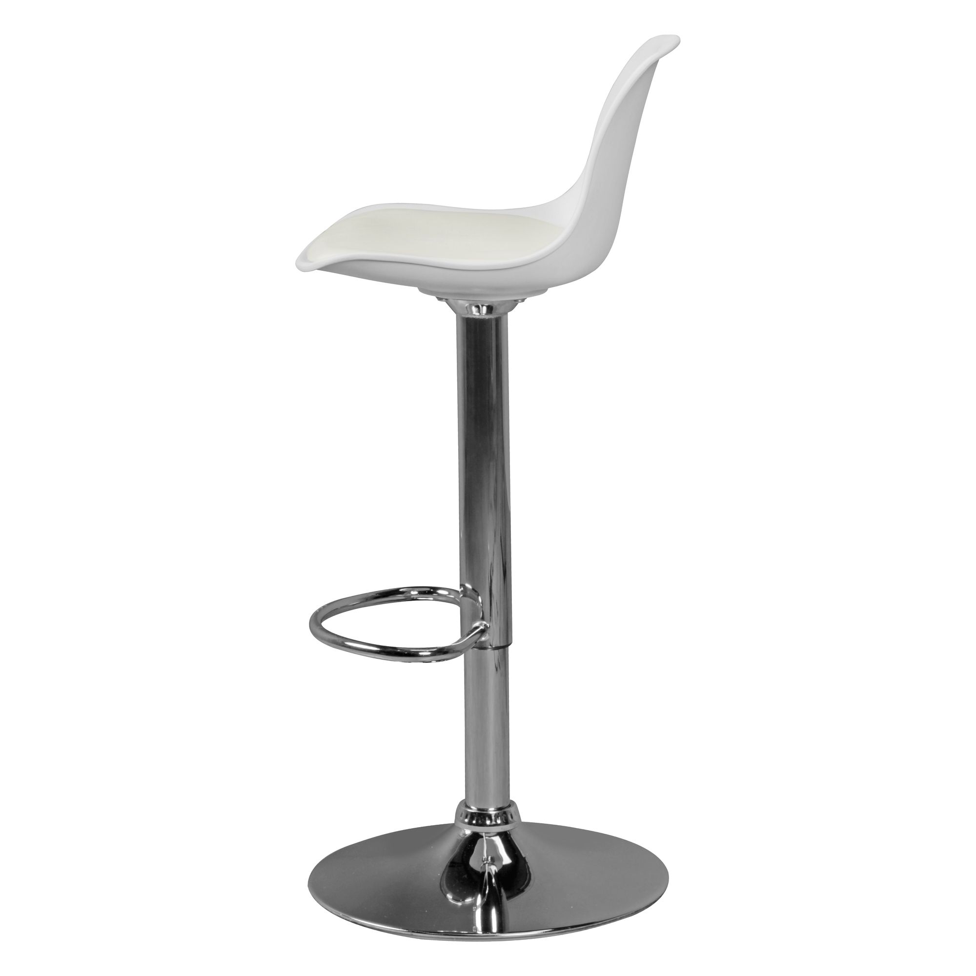 FineBuy Barhocker mit Lehne Sitzhocker Höhenverstellbar Barstuhl Hocker Modern – Ansicht 4