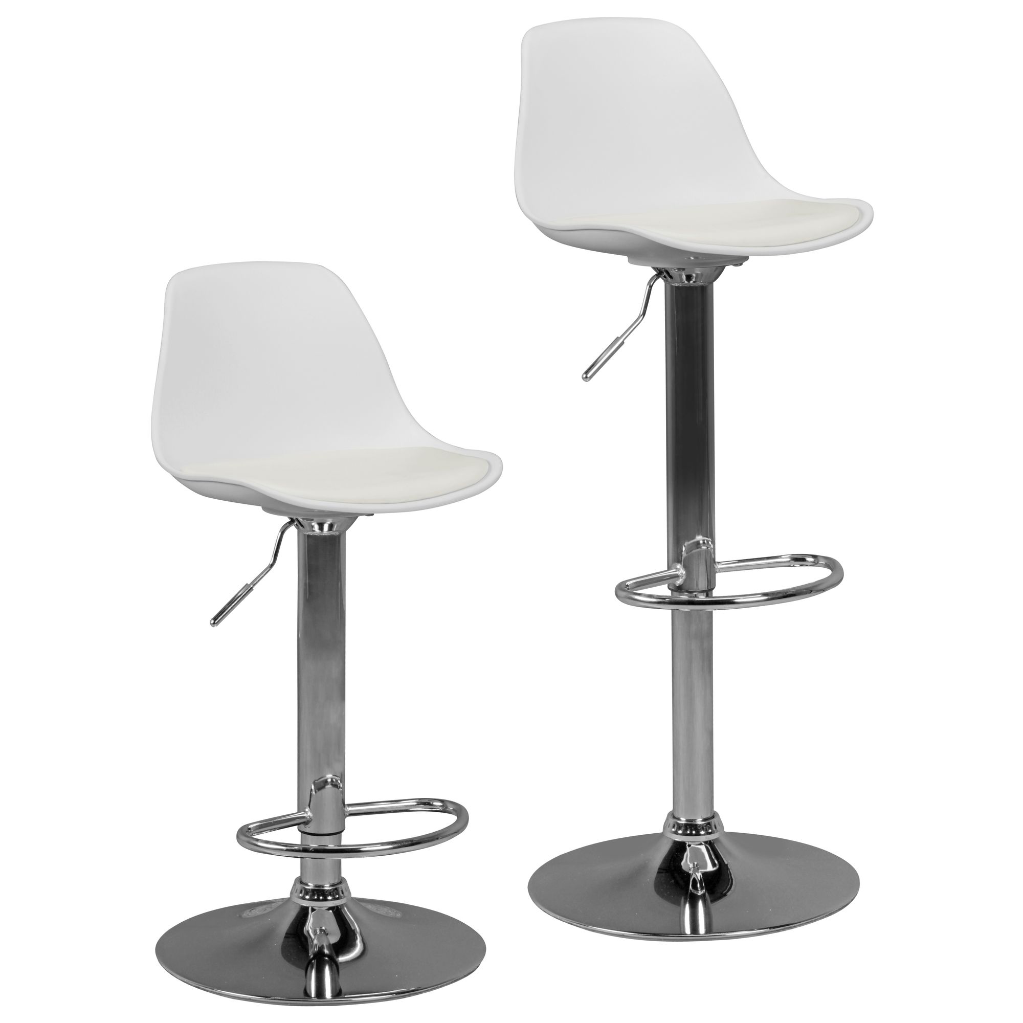 FineBuy Barhocker mit Lehne Sitzhocker Höhenverstellbar Barstuhl Hocker Modern – Ansicht 5