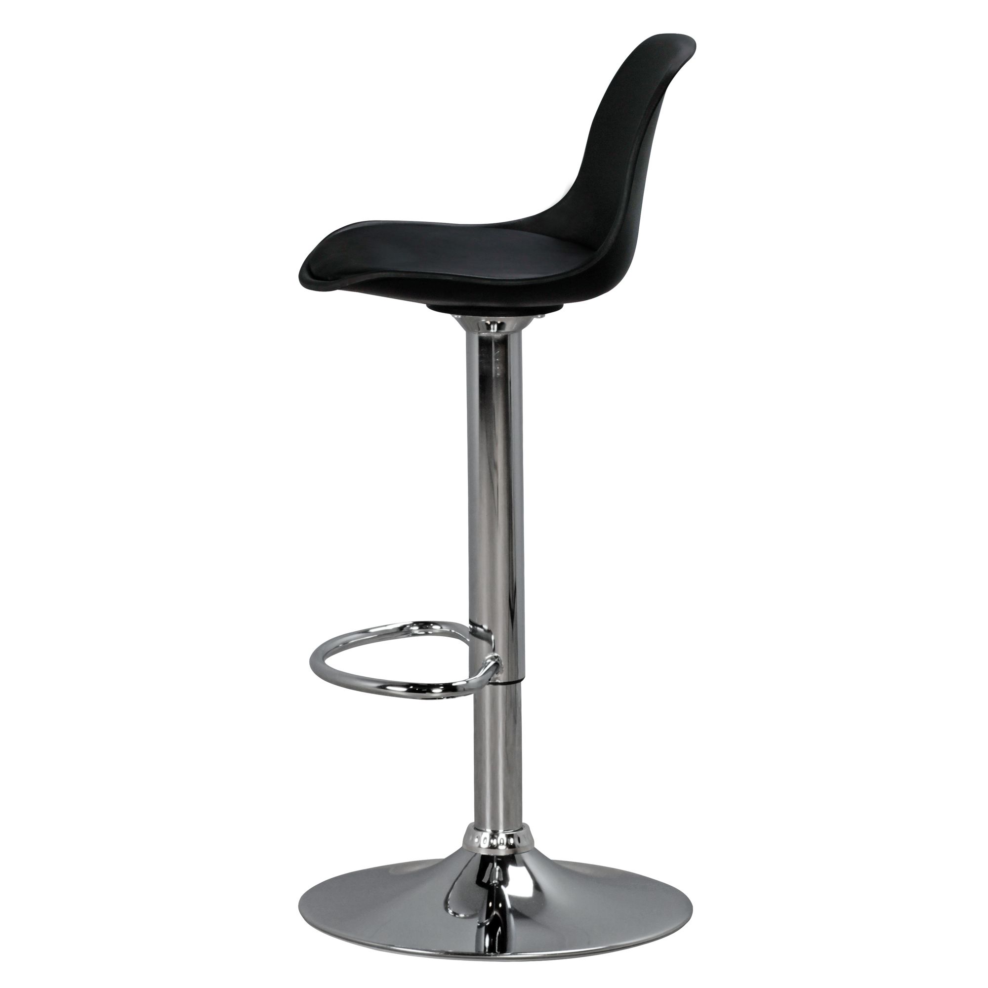 FineBuy Barhocker mit Lehne Sitzhocker Höhenverstellbar Barstuhl Hocker Modern – Ansicht 3