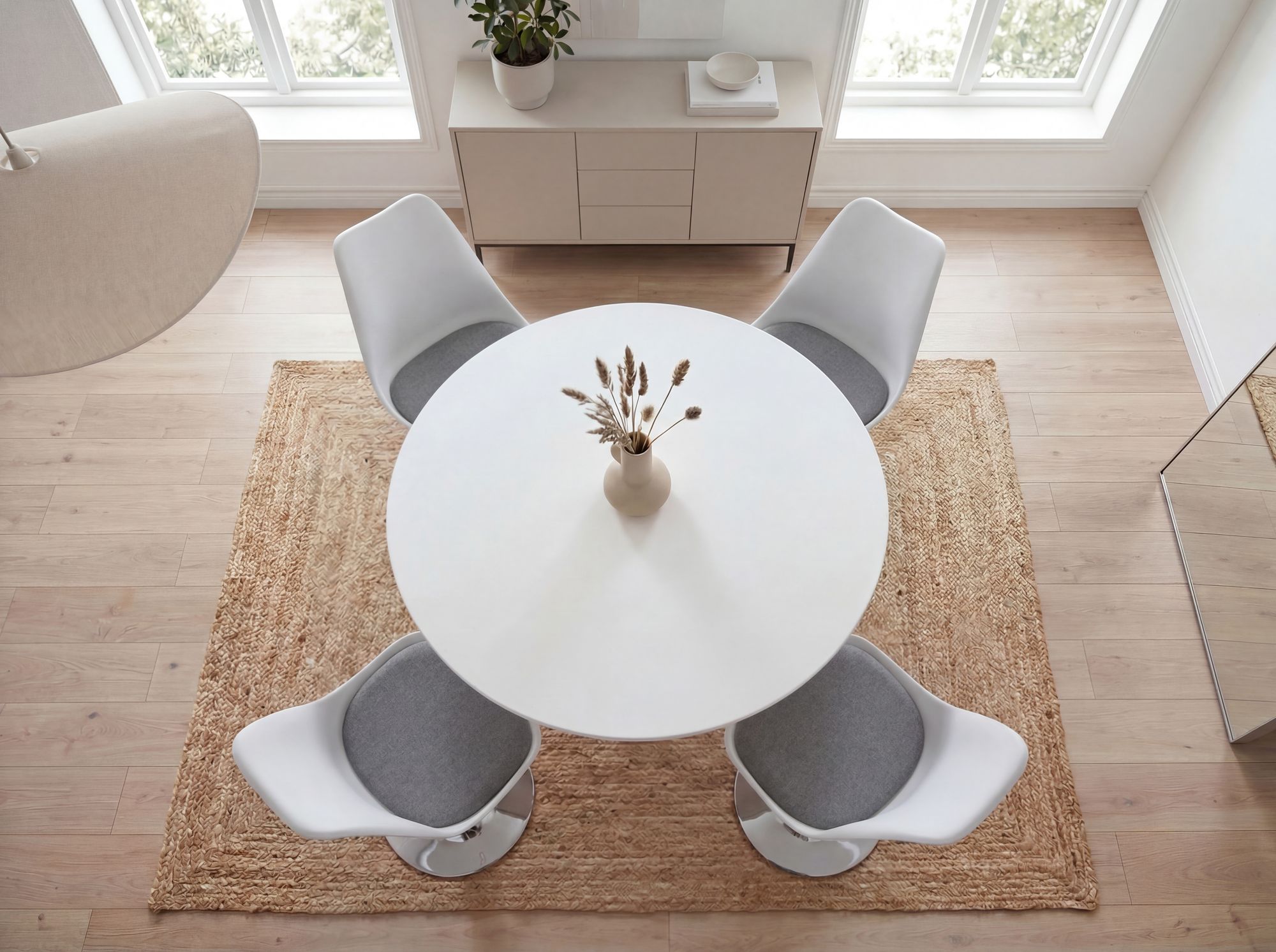 Drehsessel Höhenverstellbar Design Drehstuhl Esszimmerstuhl Drehbar Sessel – Ansicht 5