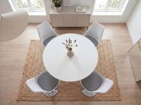 Drehsessel Höhenverstellbar Design Drehstuhl Esszimmerstuhl Drehbar Sessel – Ansicht 5