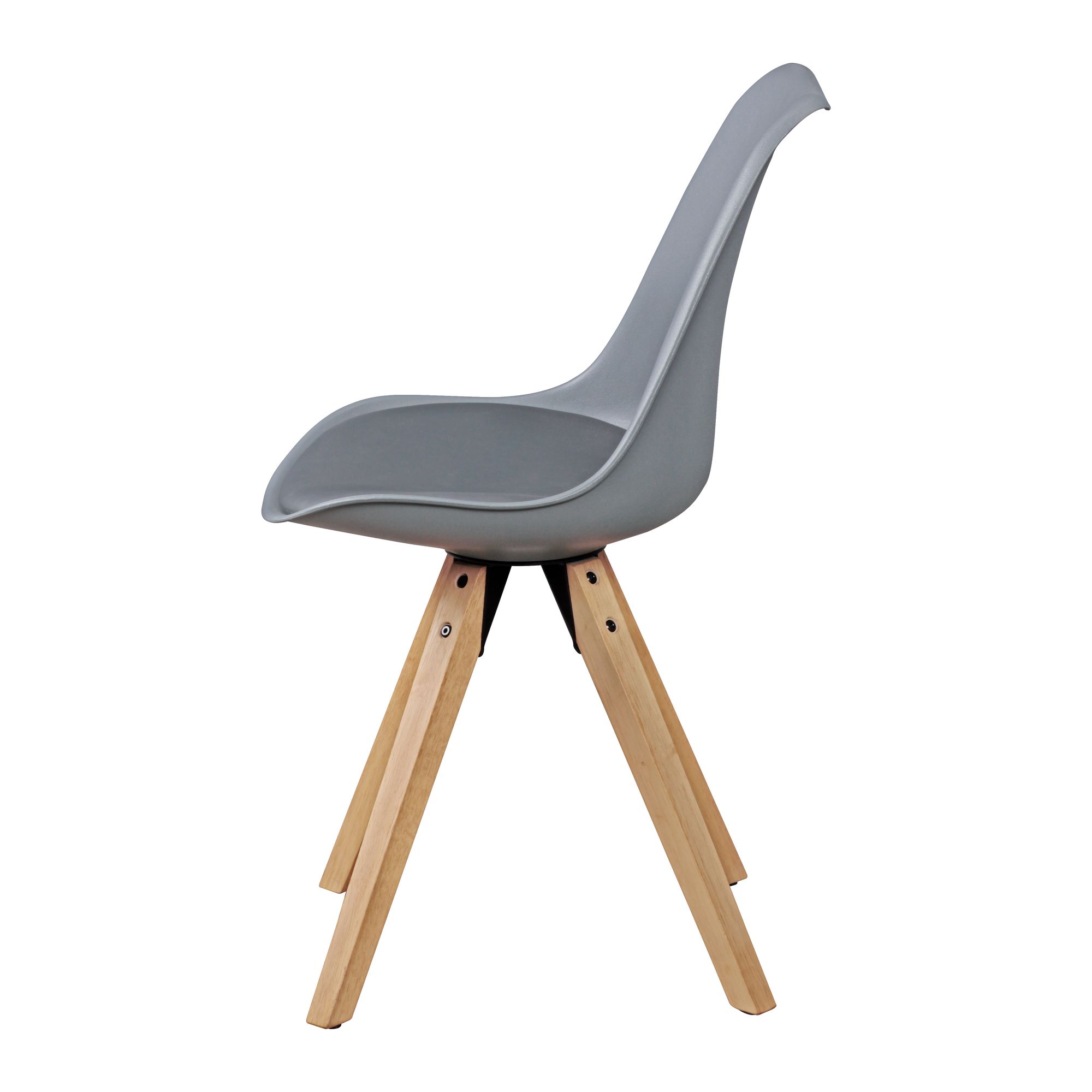 FineBuy 2er Set Retro Esszimmerstuhl Kunstleder Essstuhl Küchenstuhl Rückenlehne – Ansicht 9