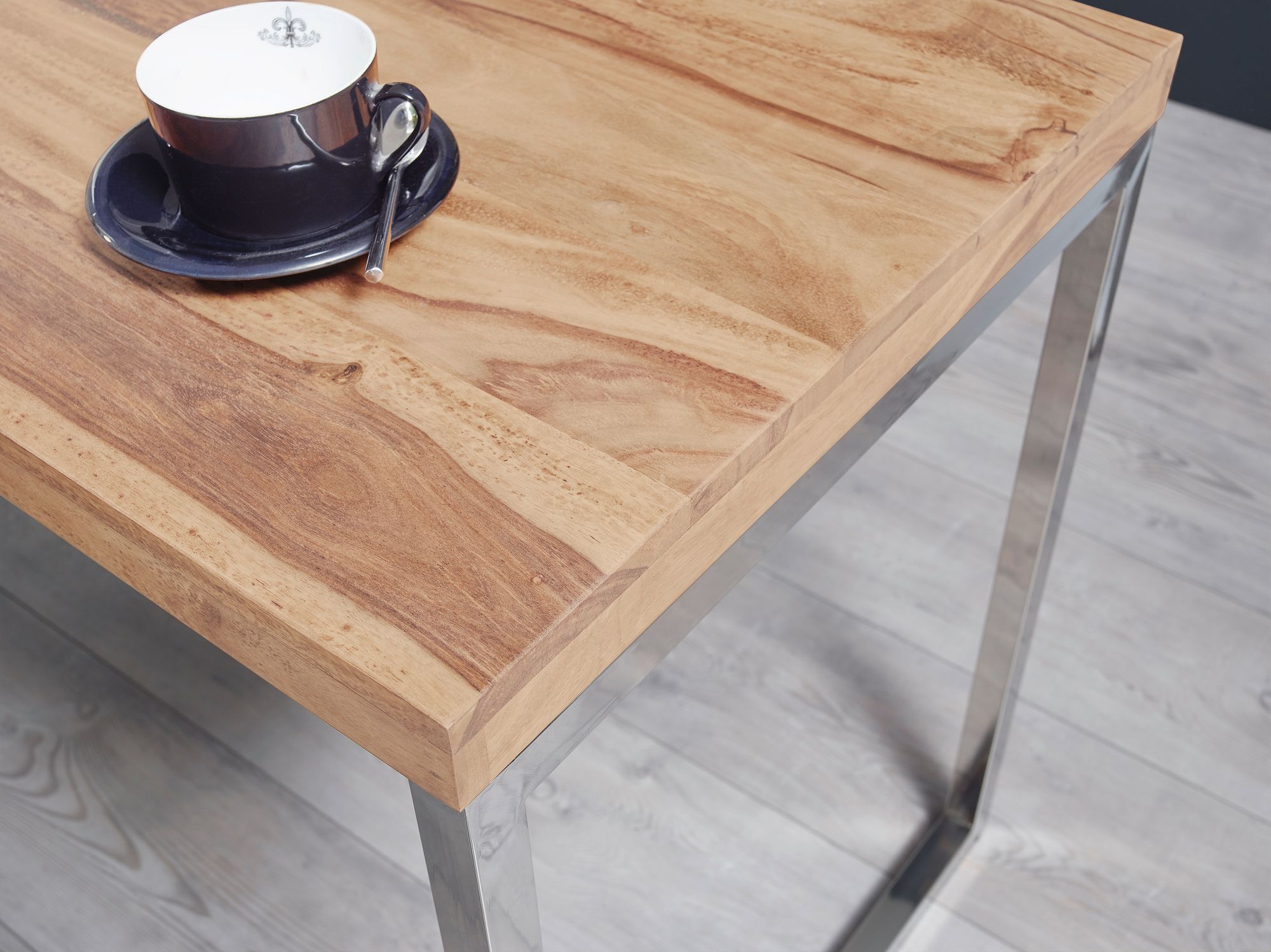 FineBuy Massivholz Schreibtisch Anrichte Computertisch Konsolentisch – Ansicht 4
