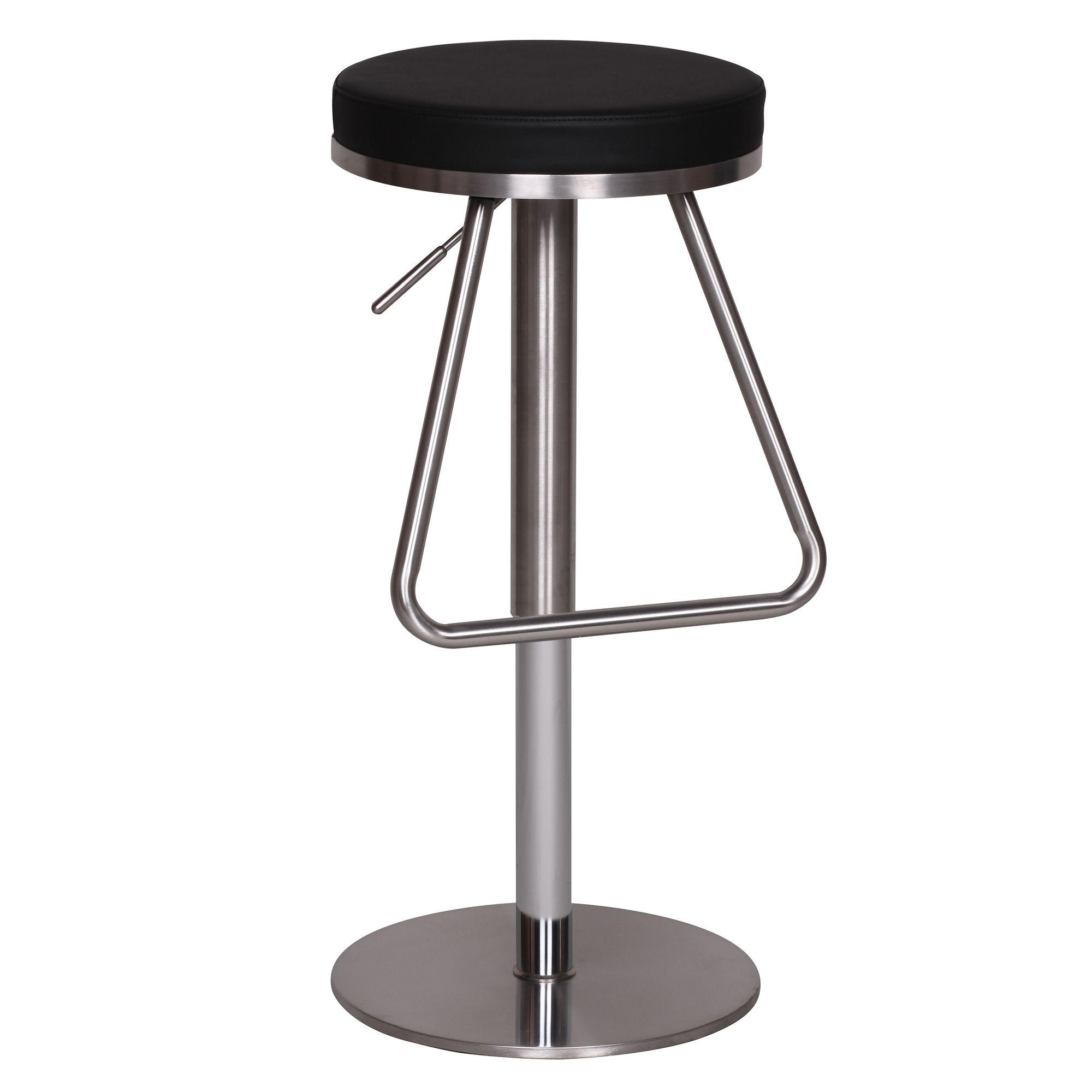 FineBuy Barhocker Edelstahl Design Barstuhl Tresenstuhl Modern Bistrohocker – Ansicht 1