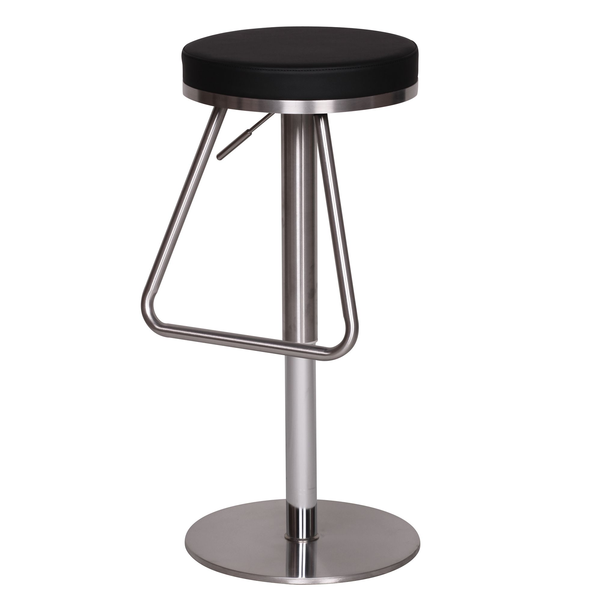 FineBuy Barhocker Edelstahl Design Barstuhl Tresenstuhl Modern Bistrohocker – Ansicht 2