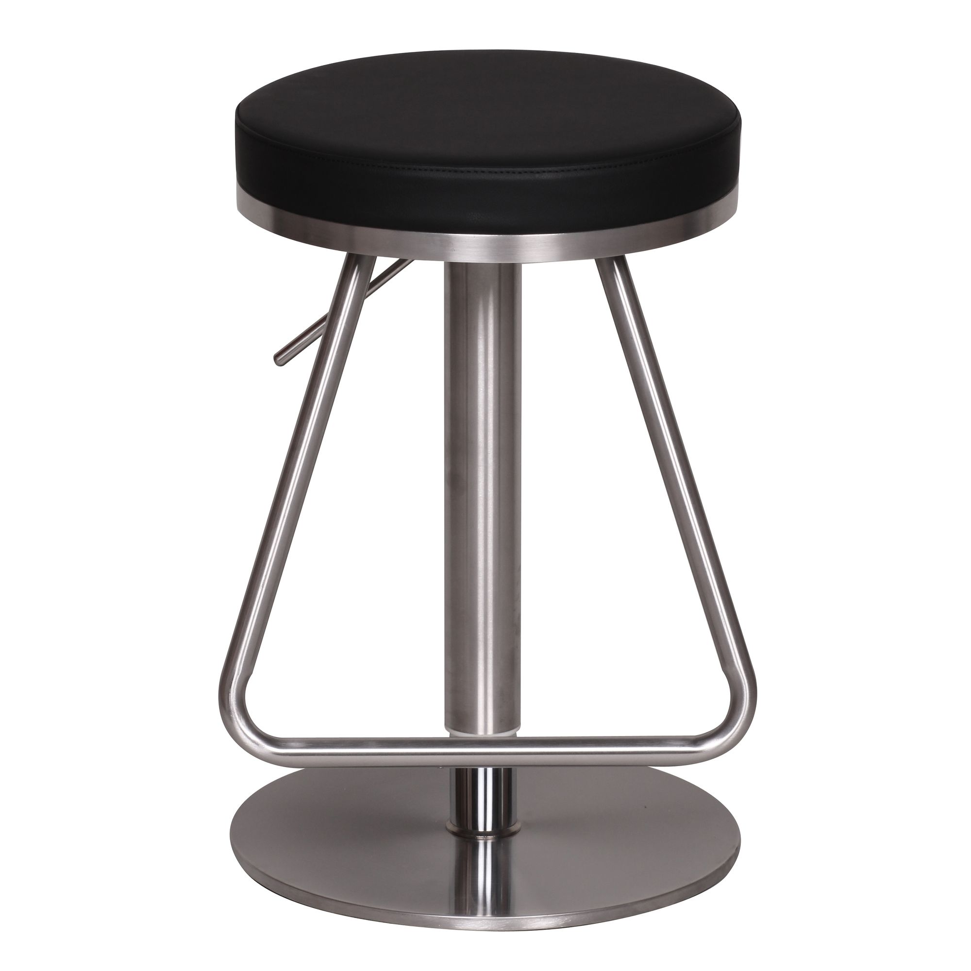 FineBuy Barhocker Edelstahl Design Barstuhl Tresenstuhl Modern Bistrohocker – Ansicht 6