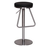 FineBuy Barhocker Edelstahl Design Barstuhl Tresenstuhl Modern Bistrohocker – Ansicht 1