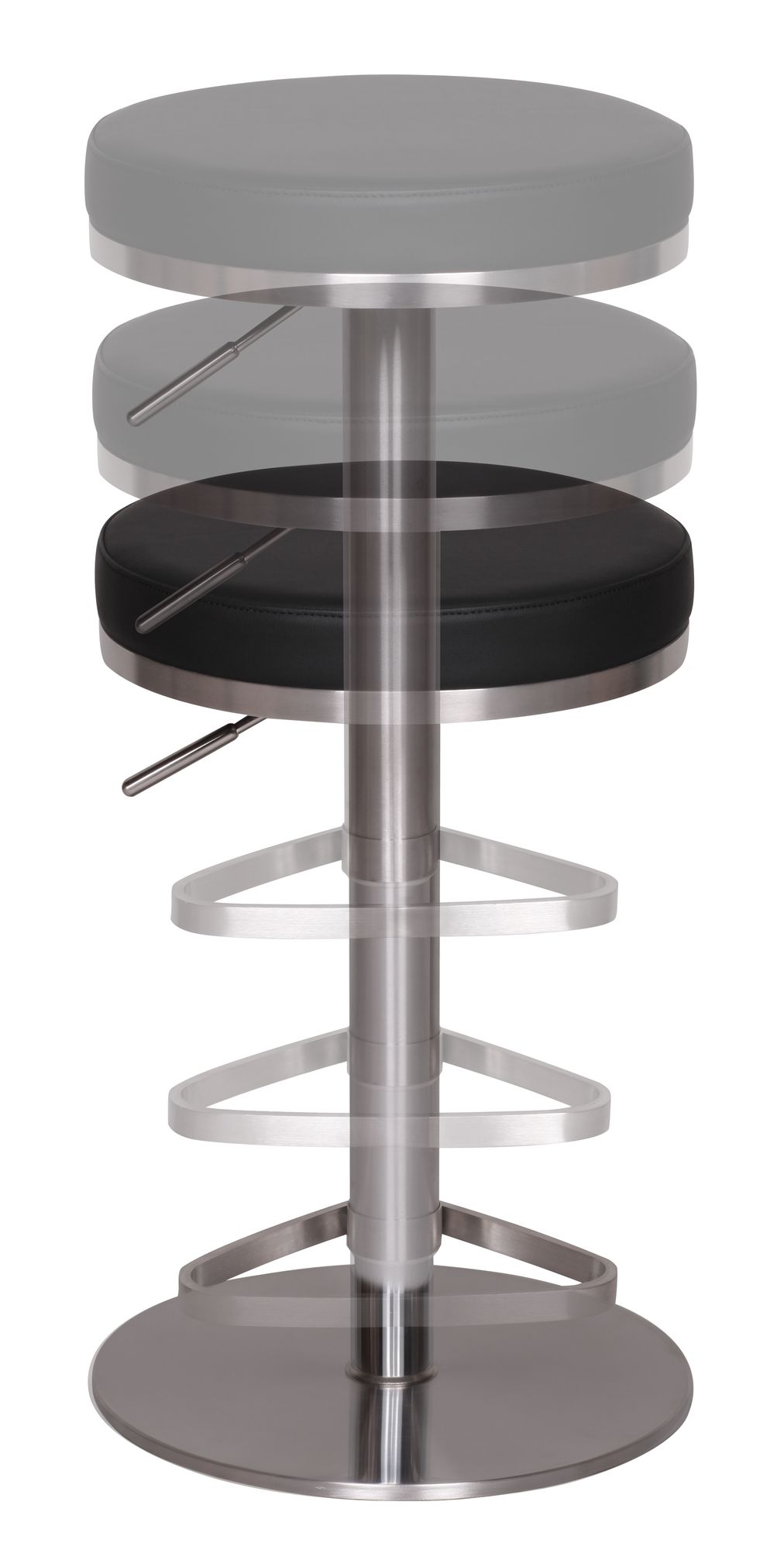 Finebuy Barhocker Design Barstuhl Höhenverstellbar Tresenhocker Bistrohocker – Ansicht 4