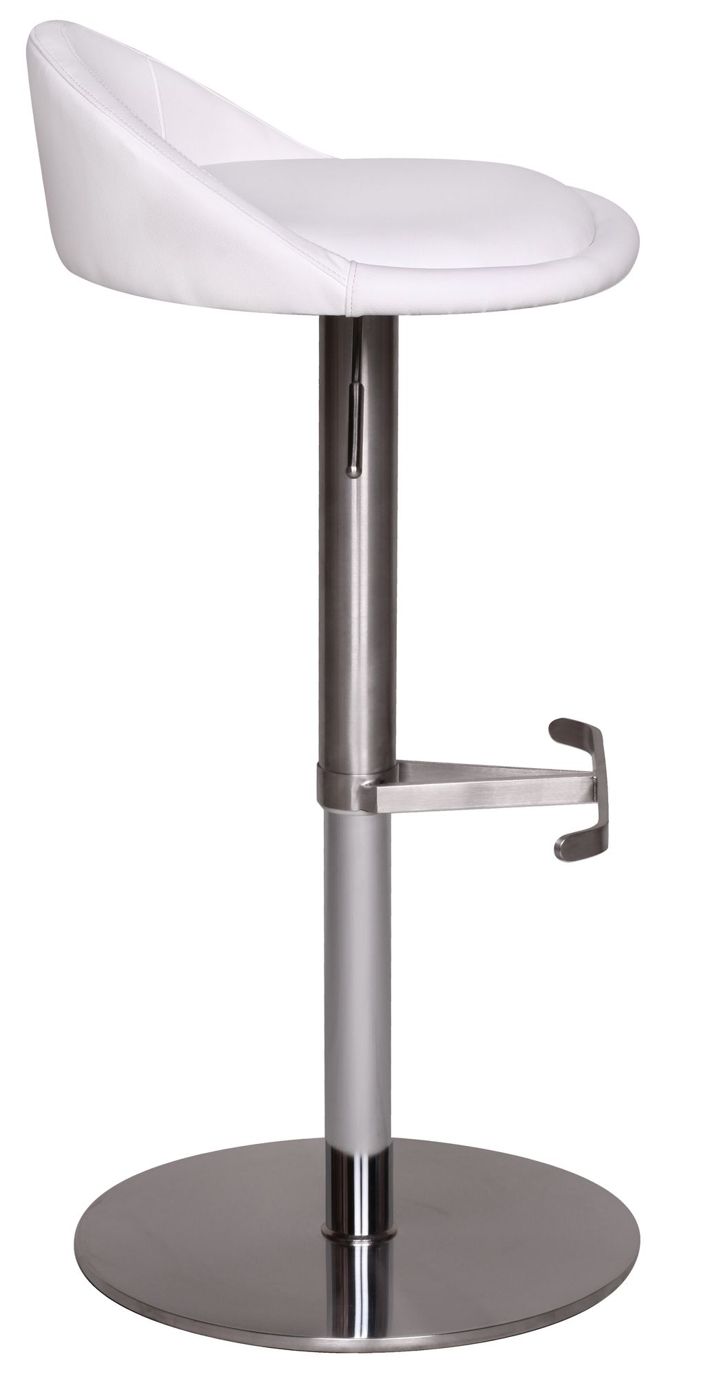 FineBuy Barhocker Edelstahl Barstuhl Tresenstuhl Design Bistrohocker Modern – Ansicht 3