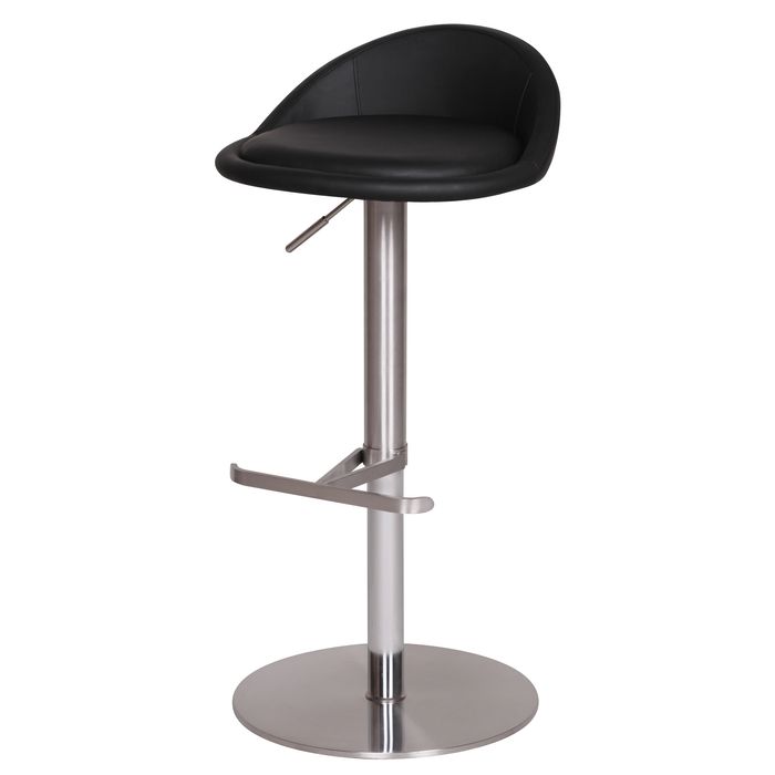 FineBuy Barhocker Edelstahl Barstuhl Tresenstuhl Design Bistrohocker Modern