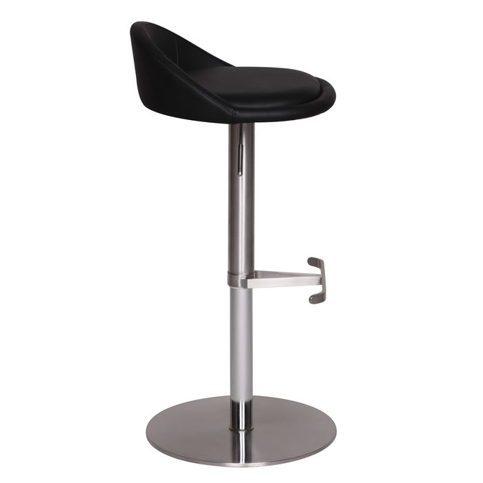 FineBuy Barhocker Edelstahl Barstuhl Tresenstuhl Design Bistrohocker Modern – Maßzeichnung