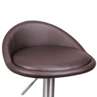 FineBuy Barhocker Edelstahl Barstuhl Tresenstuhl Design Bistrohocker Modern – Ansicht 4