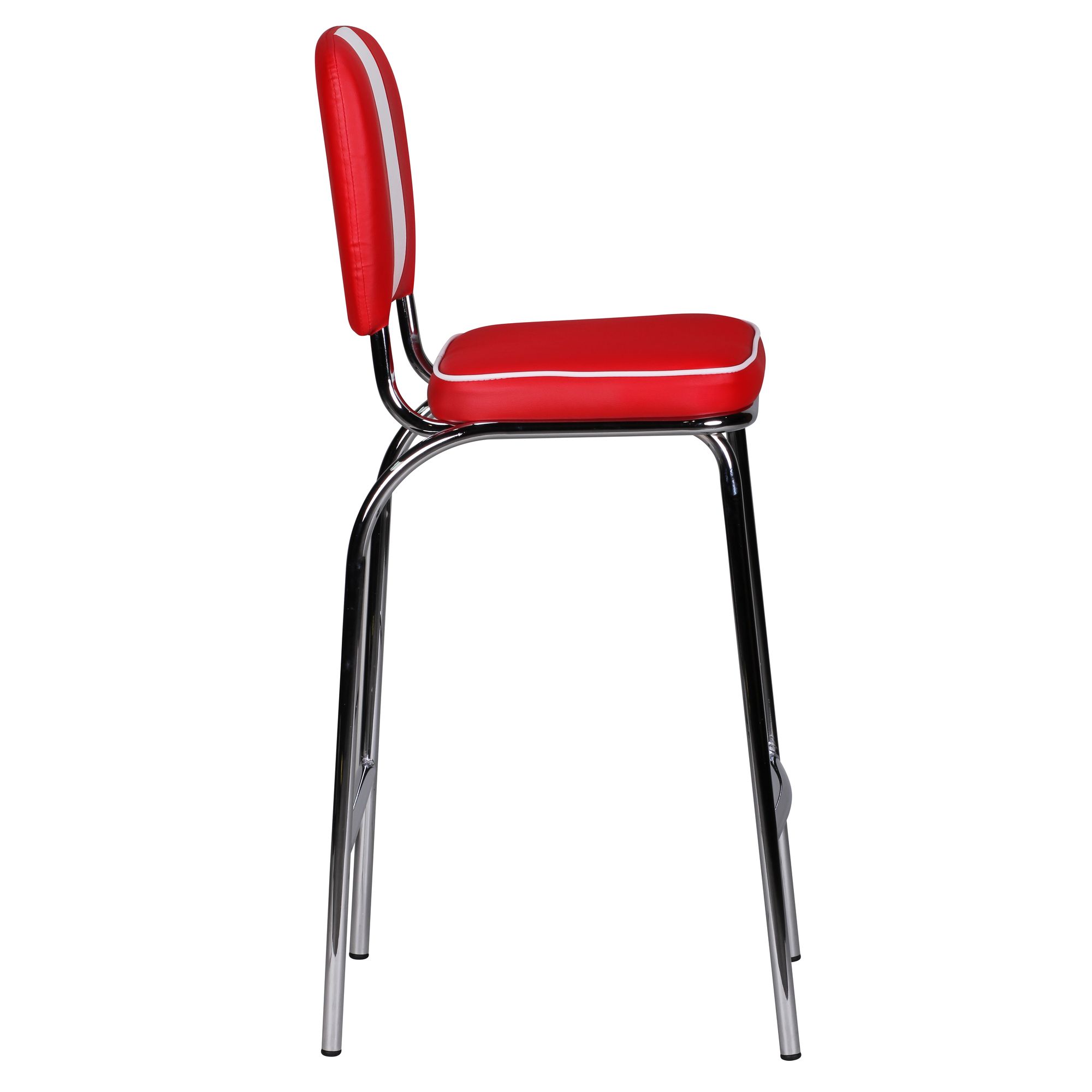 Barhocker American Diner Barstuhl 50er Jahre Retro Stuhl US Style Tresenstuhl – Ansicht 2