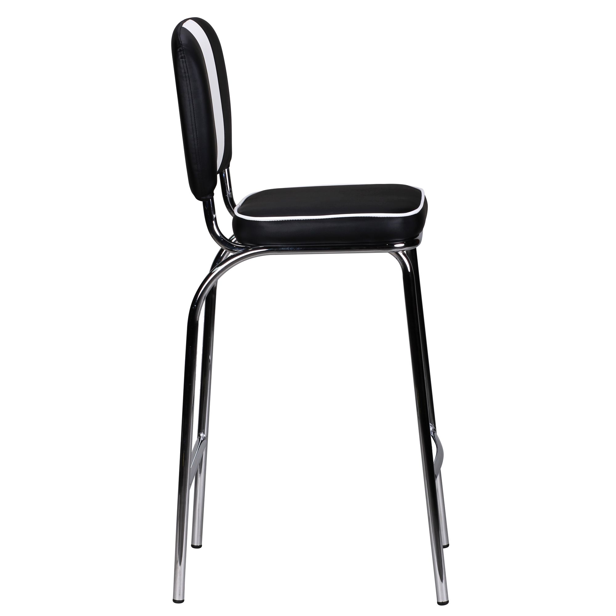 Barhocker American Diner Barstuhl 50er Jahre Retro Stuhl US Style Tresenstuhl – Ansicht 2