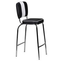 Barhocker American Diner Barstuhl 50er Jahre Retro Stuhl US Style Tresenstuhl – Ansicht 1