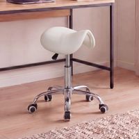 Sattelhocker Praxishocker Kosmetikhocker Drehhocker Rollhocker Arbeitshocker – Ansicht 1