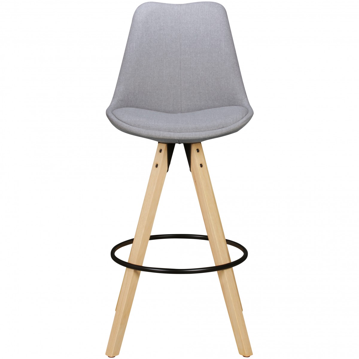 FineBuy 2er Set Barhocker Retro Design Stoff Holz mit Lehne, Design Barstuhl Retro Skandinavisch 2 Stück, Tresenhocker Sitzhöhe 77 cm | Farbe: Schwarz FineBuy 2er Set Barhocker Retro Design Stoff Holz mit Lehne, Design Barstuhl Retro Skandinavisch 2 Stück, Tresenhocker Sitzhöhe 77 cm | Farbe: Schwarz