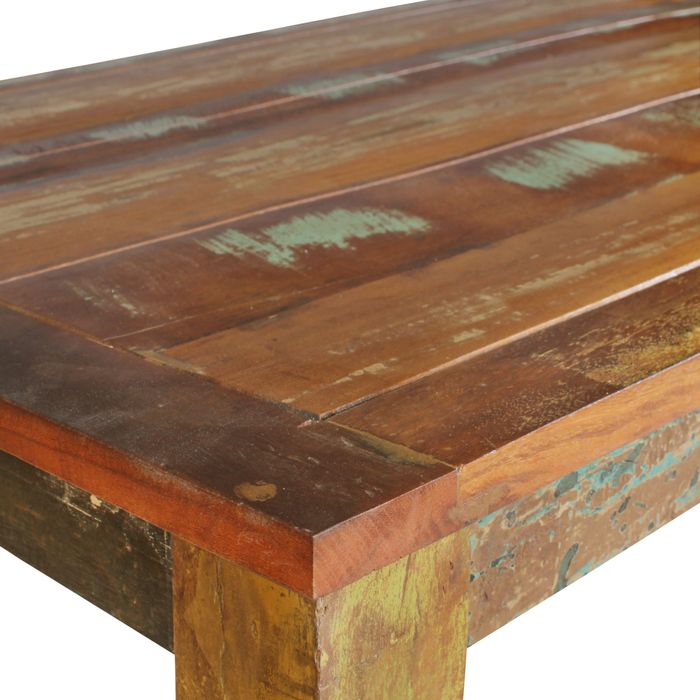 FineBuy Esszimmertisch KALKUTTA 120 x 70 cm Esstisch Tisch Küchentisch 4-6 Pers. – Maßzeichnung