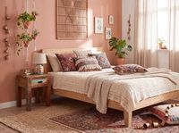 Nachttisch Massivholz Shabby Chic Schublade kleiner Beistelltisch Nachtkonsole – Ansicht 2