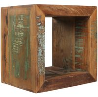 FineBuy Beistelltisch KALKUTTA 45 x 45 x 35 cm Wohnzimmertisch Cube Regal Tisch – Ansicht 8