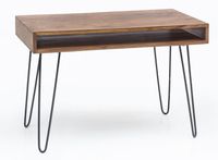 FineBuy Schreibtisch 110x60 cm Bürotisch Laptoptisch Massiv Holztisch Sheesham – Ansicht 8