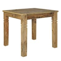 Esstisch quadratisch 80cm Massivholz Esszimmertisch rustikal Küchentisch massiv – Ansicht 7