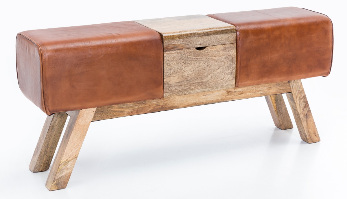 Sitzbank Turnbock Klappfach Hocker Turnhocker Garderobenbank Sitzhocker Turnbank – Ansicht 6