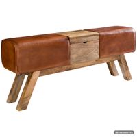 Sitzbank Turnbock Klappfach Hocker Turnhocker Garderobenbank Sitzhocker Turnbank – Ansicht 6