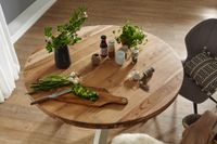 Esstisch rund Ø120cm Massivholz Design Esszimmertisch für 4 Personen Küchentisch – Ansicht 4