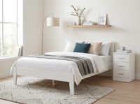 Nachtschrank Kommode Nachttisch Schublade Ablage Schlafzimmer Boxspring 68 cm – Ansicht 2