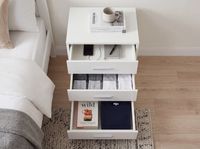 Nachtschrank Kommode Nachttisch Schublade Ablage Schlafzimmer Boxspring 68 cm – Ansicht 5