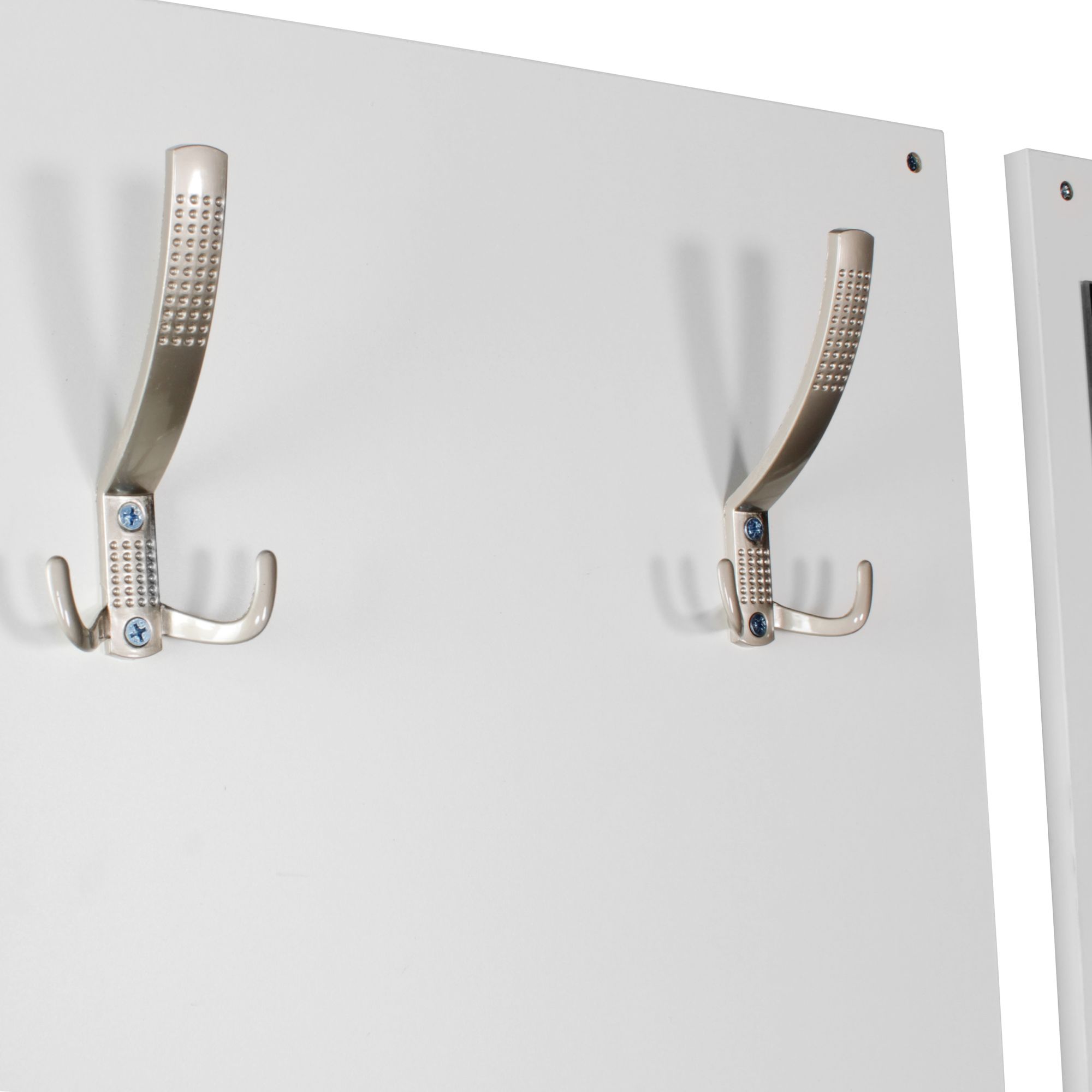 Garderobe Flurgarderobe Paneel Wandgarderobe Spiegel Komplett Set Kompakt Flur – Ansicht 3
