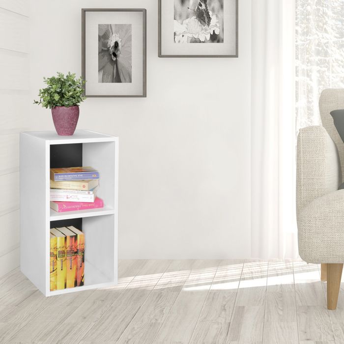 FineBuy Standregal Holz 30x60x30 cm Modern Regal Klein Holzregal Nischenregal