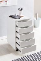 Rollcontainer 5 Schubladen Kinder Standcontainer Bürocontainer Schreibtisch – Ansicht 5