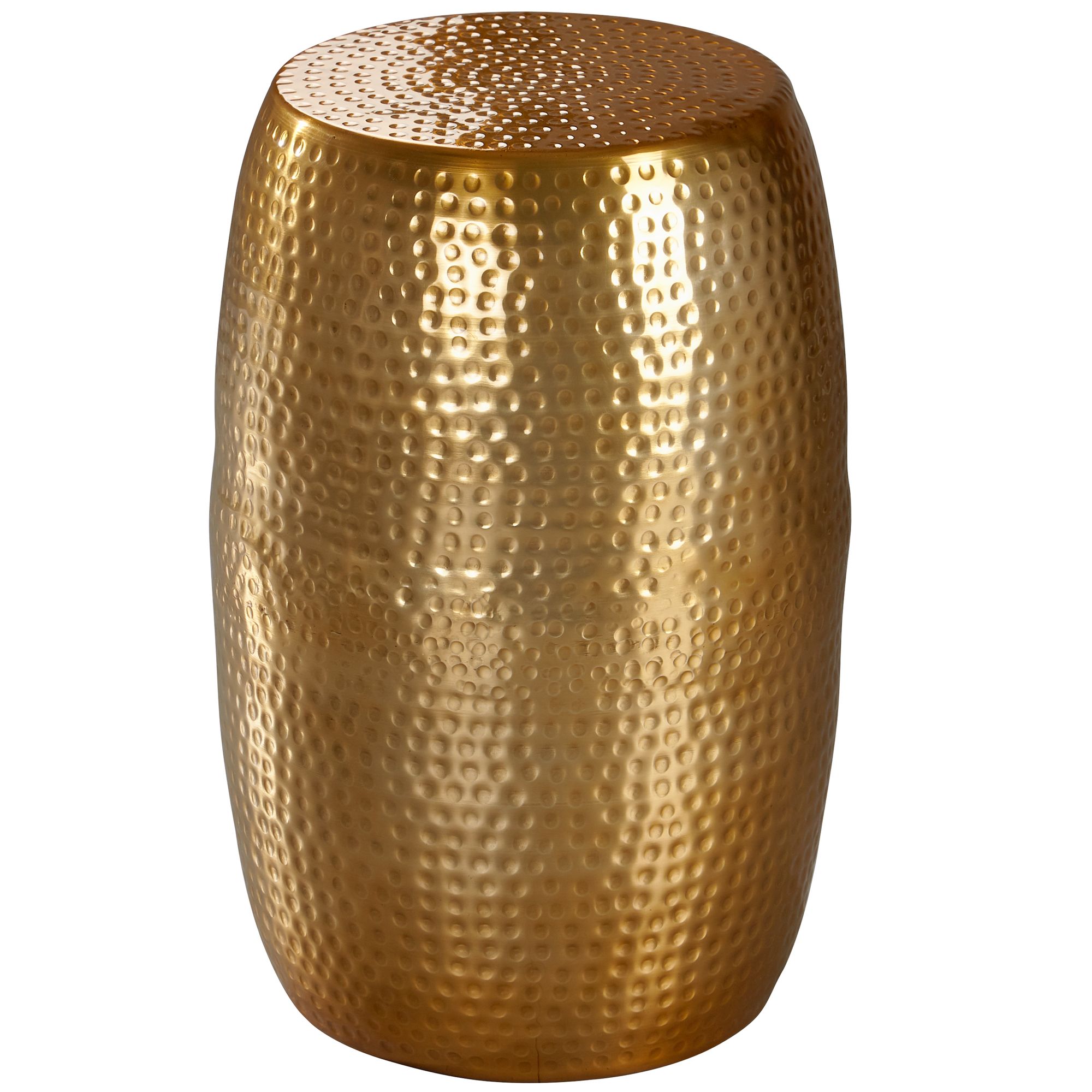 WOHNLING Beistelltisch Dekotisch Metall Ablagetisch Anstelltisch Gold Modern – Ansicht 1