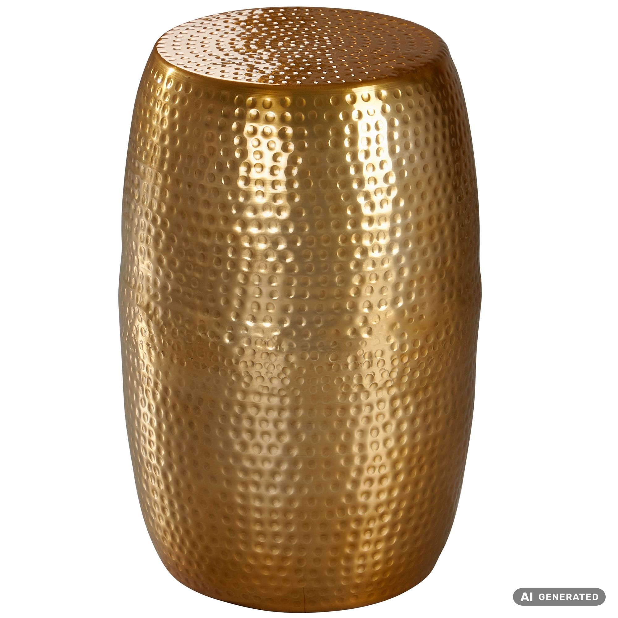 WOHNLING Beistelltisch Dekotisch Metall Ablagetisch Anstelltisch Gold Modern – Ansicht 7