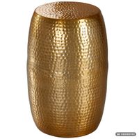 WOHNLING Beistelltisch Dekotisch Metall Ablagetisch Anstelltisch Gold Modern – Ansicht 7